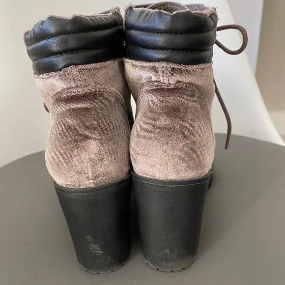 Madden Girl velour combat boots - Picture 2 of 5